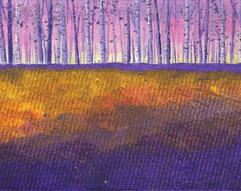 Canvas Treescape E 8x6" 2019