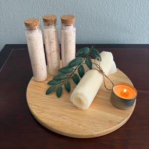 Luxury Bath Salts | Pink Himalayan & Epsom Salt Soak | Handmade|  Blue Hour Studio