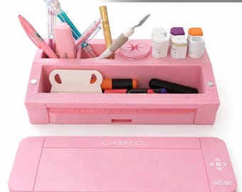Silhouette Cameo 4 Tool Holder STL, 3D Print File Desktop Organizer, Vinyl Weeding Storage, Craft Room Decor, Digital Download 3MF Magnets
