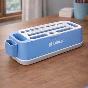 Plik modelu 3D plotera LOKLIK w skali, organizer ostrzy i narzędzi, organizer na biurko