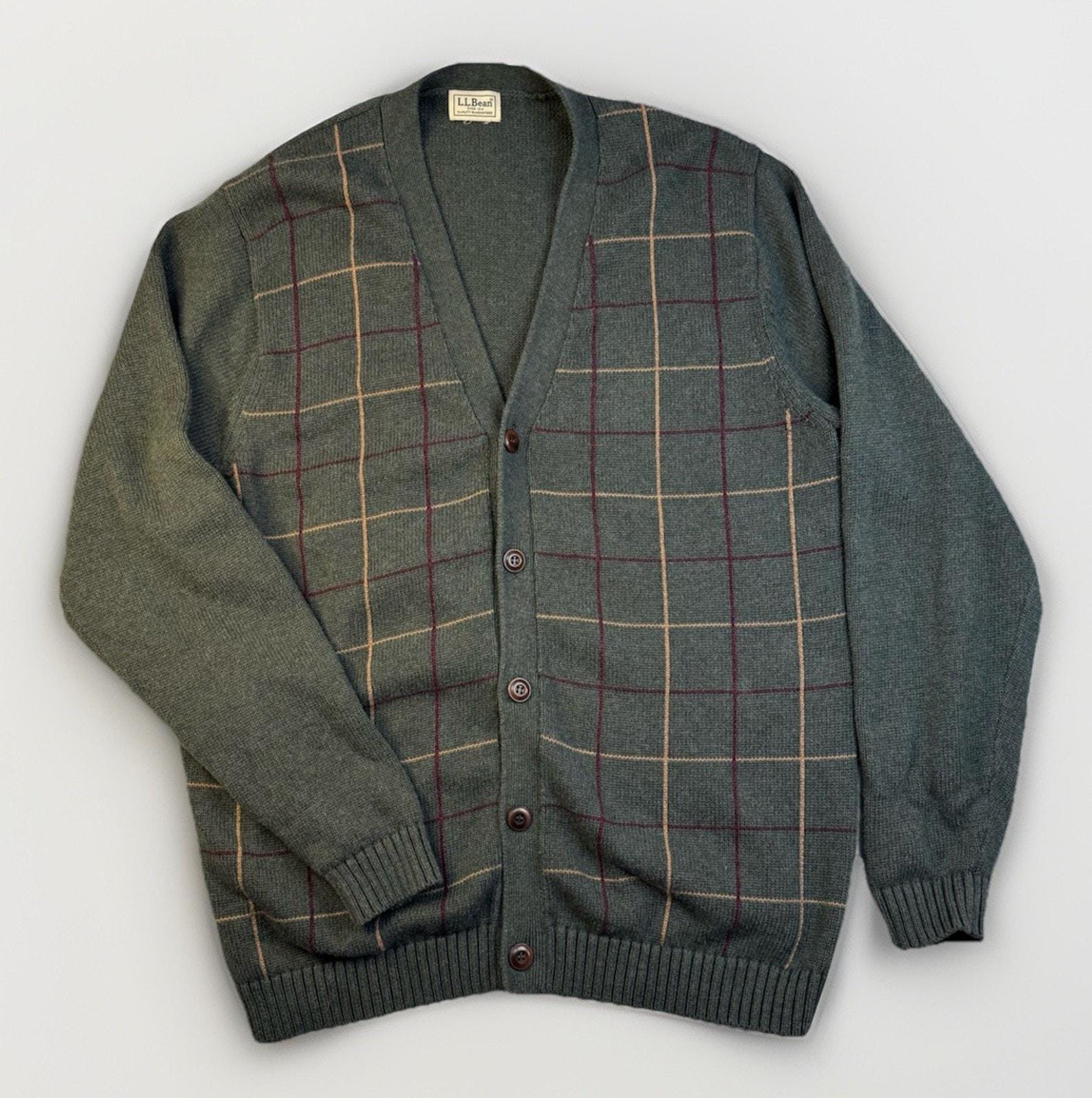 Ll Bean Cardigan Sweater Vintage - Etsy