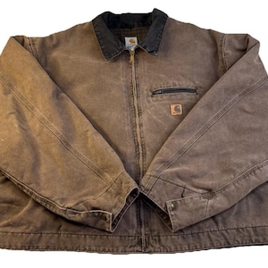 Carhartt Blanket Lined Detroit Jacket - Etsy