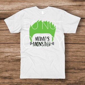 Mamas Monster Boy Sublimation Transfer | Halloween Frankenstein Sublimation Transfer | Ready to Press Sublimation Transfer