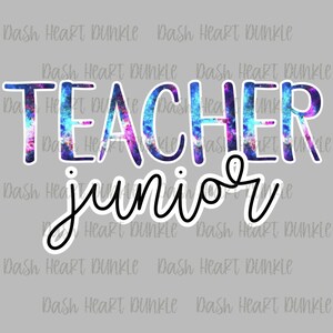 Teacher Digital Download | Junior PNG | Back to School PNG