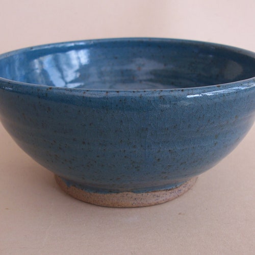 Breakfast bowl with turquoise glaze.Ceramics stoneware pottery