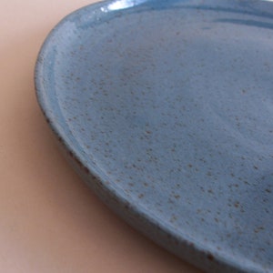 Side plate. With turquoise glaze. 19 cm. image 5