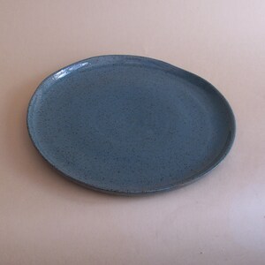 Side plate. With turquoise glaze. 19 cm. image 3