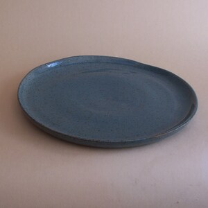 Side plate. With turquoise glaze. 19 cm. image 2