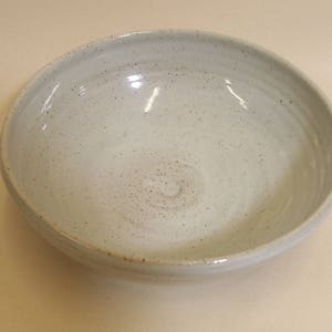 Ramen or Noodle bowl. Glazed in speckled white. image 5