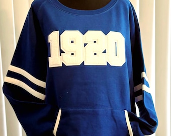 Zeta Blue 1920 Sweatshirt