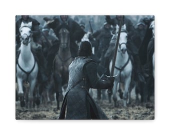 Lienzo decorativo de la famosa película Jon Snow, listo para colgar, 1,25 Y-701