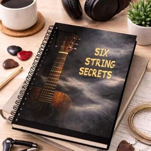 Guitar Spiral Journal - Six String Secrets Musician's Notebook