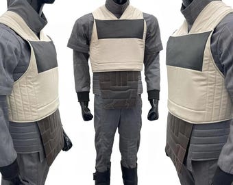 Galactic Warrior Flight Suit Cosplay: Tactical Flak Vest & Abdominal Tasset