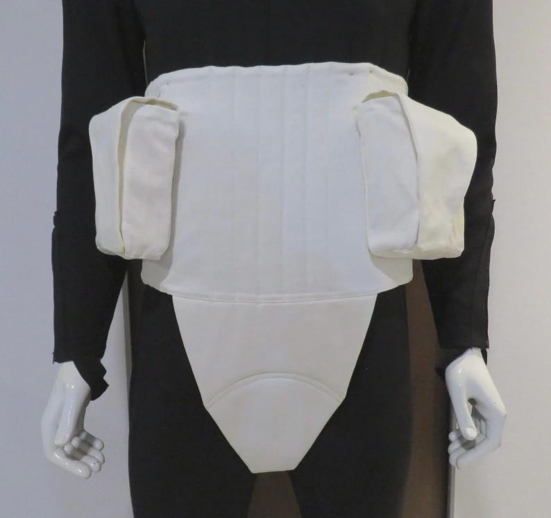 Custom Scout Trooper Soft Parts Set | ROTJ Mandalorian Remnant Flight Suit, Cummerbund, Cod Piece & Pouches Cosplay Costume image 1