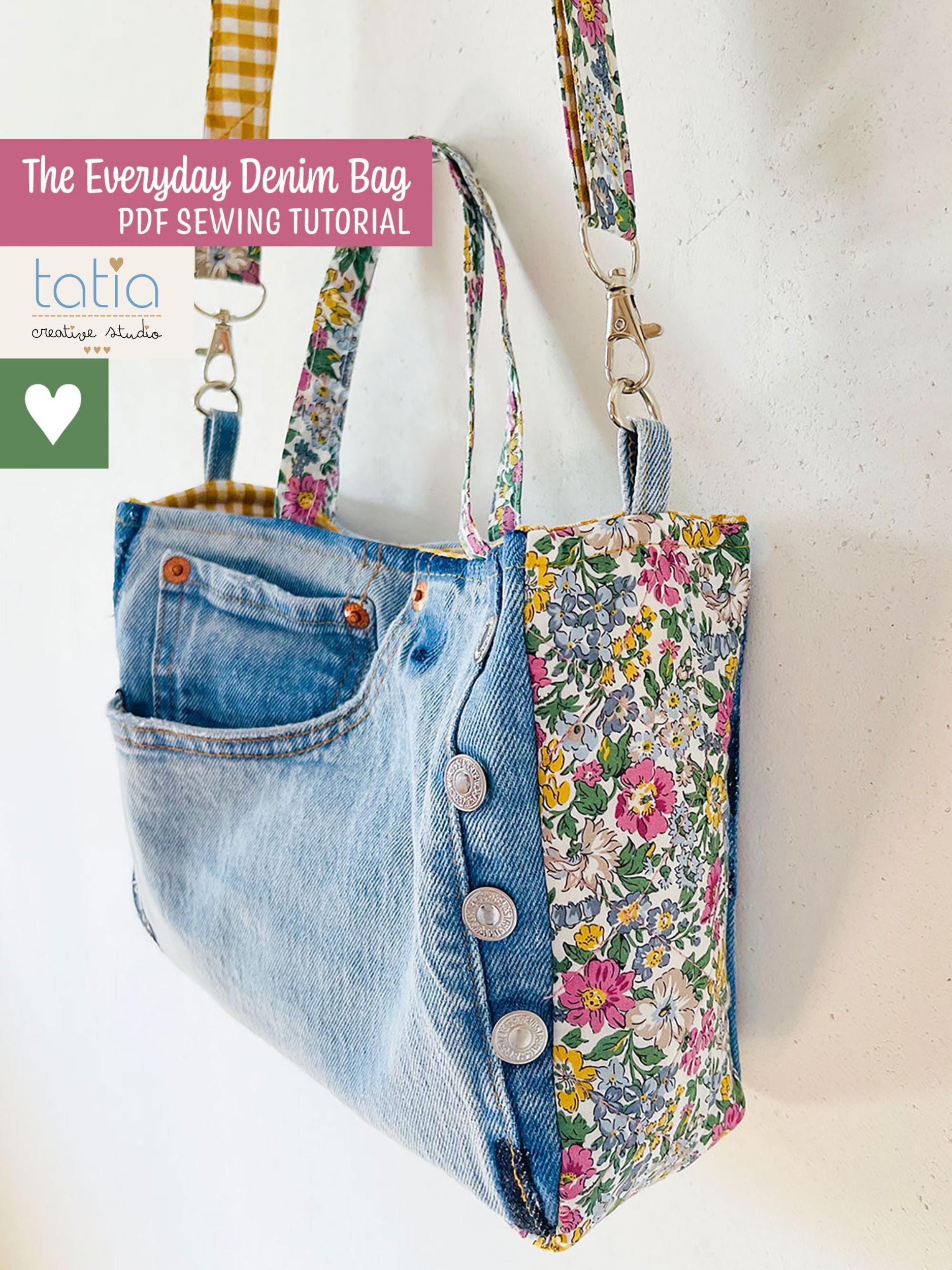 Upcycled Denim Bag - Etsy display picture 3