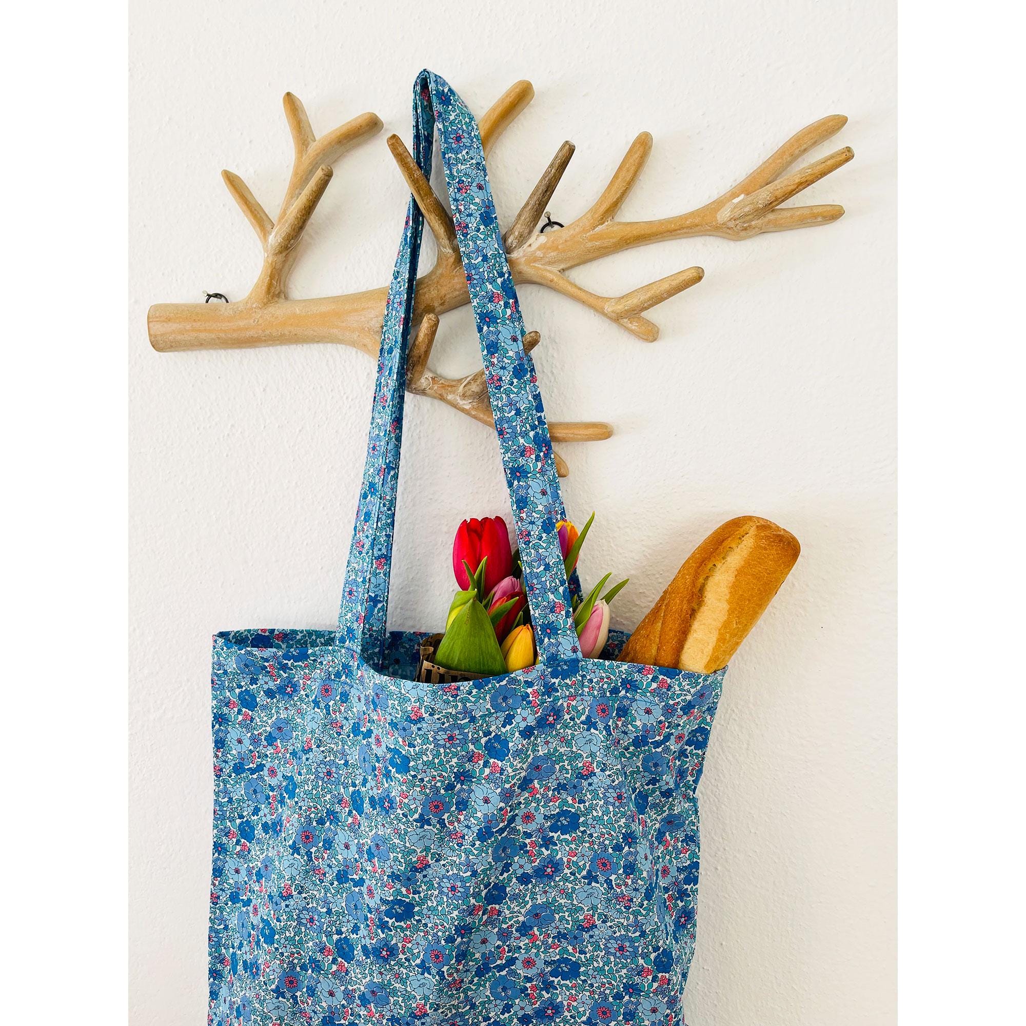 Tote Bag PDF Sewing Tutorial - With Foldable Version - Beginner ...