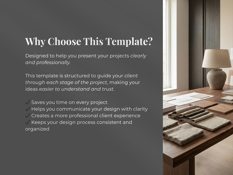 Interior Design Project Timeline Canva Template | Client Workflow ...