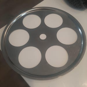 Saladmaster 10&quot; Egg Poacher Tray insert only 6 holes stainless steel no cups