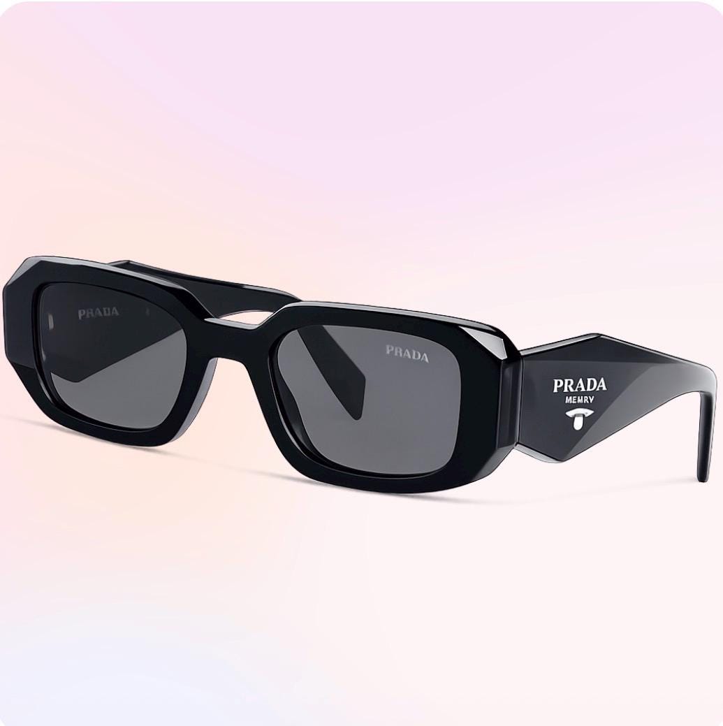 PRADA vintage サングラス Prada SPR67Z Square Sunglasses | Fashion Eyewear