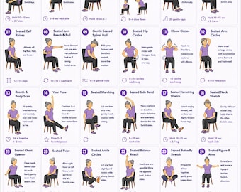 30 dagars stolyoga för seniorer | Hemmaträning | Hemmagym | Träning