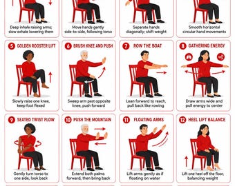 Chair Tai Chi for Seniors  | Home Workout | Home Gym | Exercise
