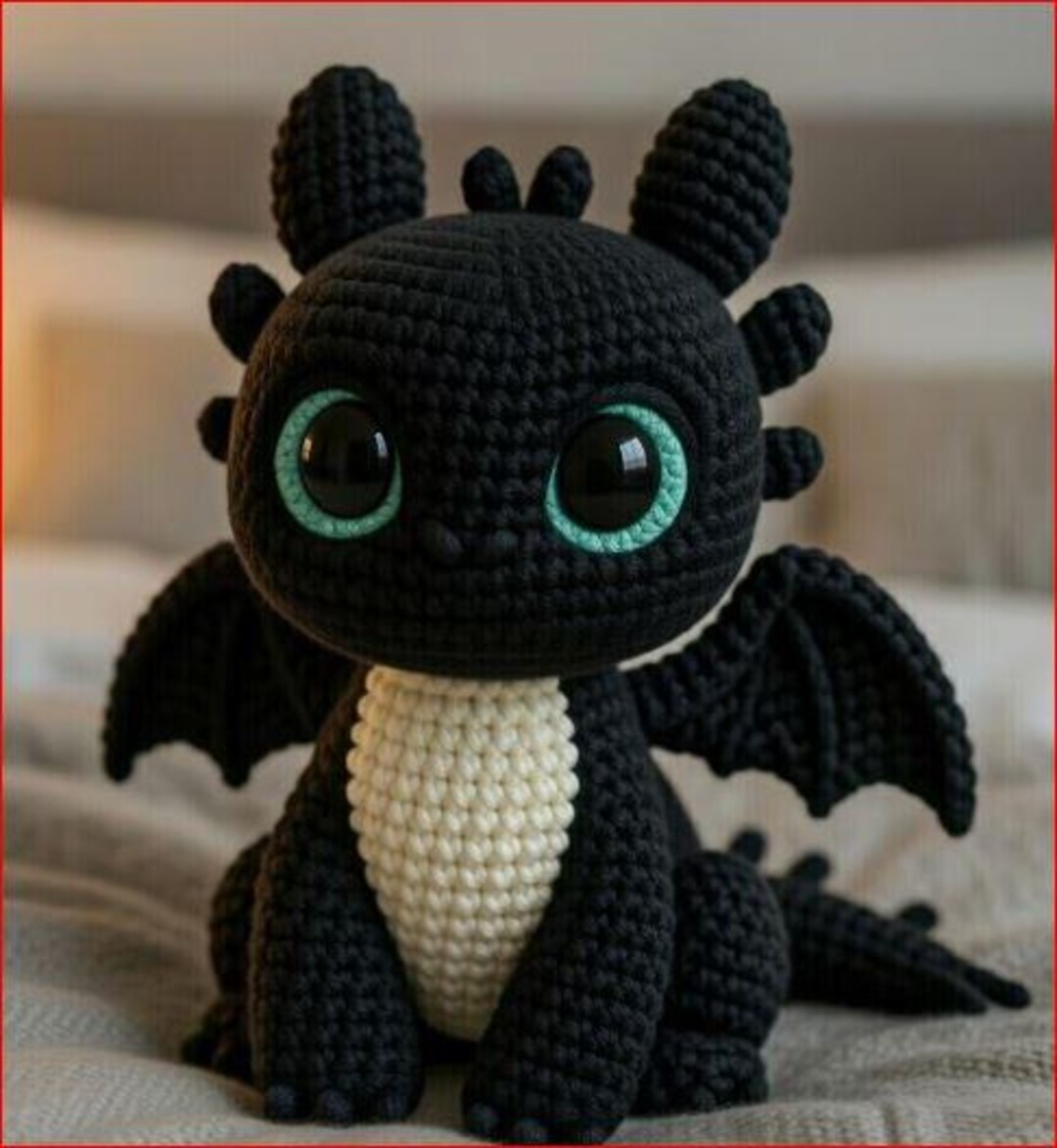 Toothless Crochet Pattern Bundle | HTTYD Amigurumi Pattern PDF - Etsy ...