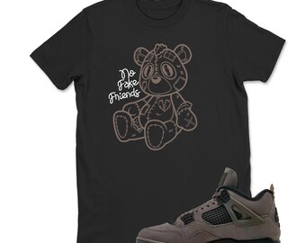 T-shirt Matching Air Jordan 4 Cave Stone - Taille Au Choix, 100% Coton