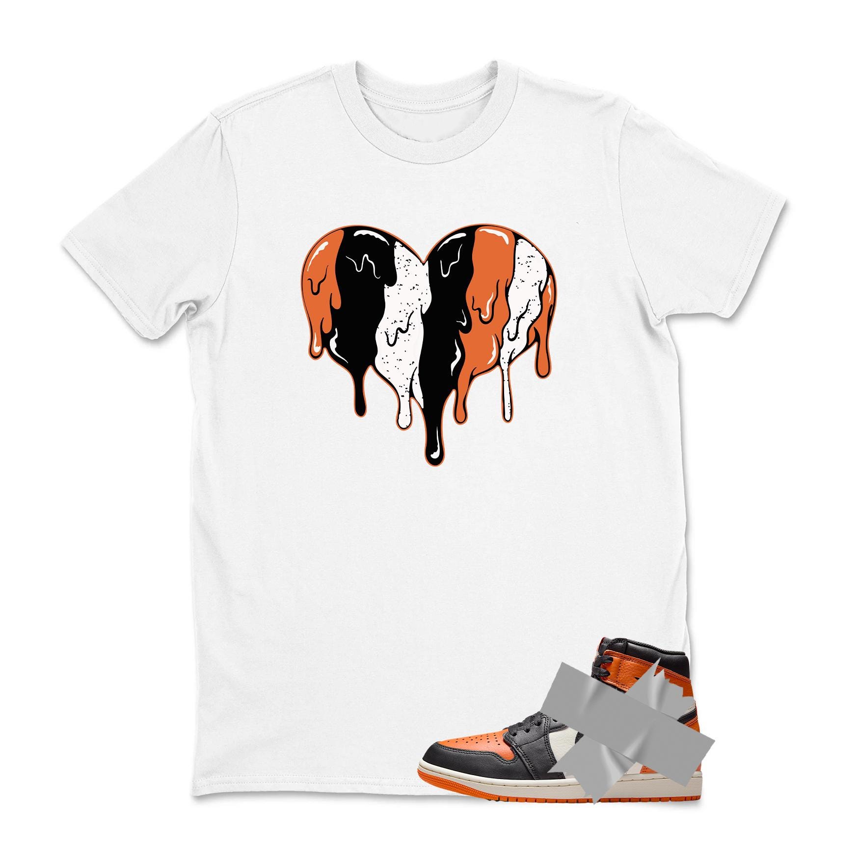 black and white jordan 1 shirt