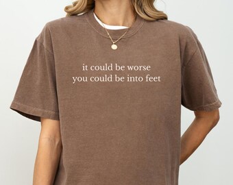 Comfort Colors Sarcastic Tee | Witty Humor Graphic Shirt