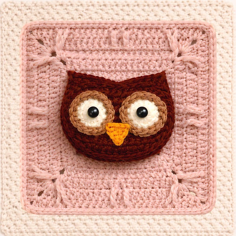 3D Animal Granny Square Crochet Pattern Bundle | Motif Set PDF ...