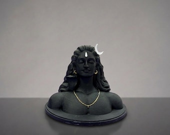 Adhiyogi Shiva Dashboard Figur | Meditation Deko für Auto, Zuhause & Büro