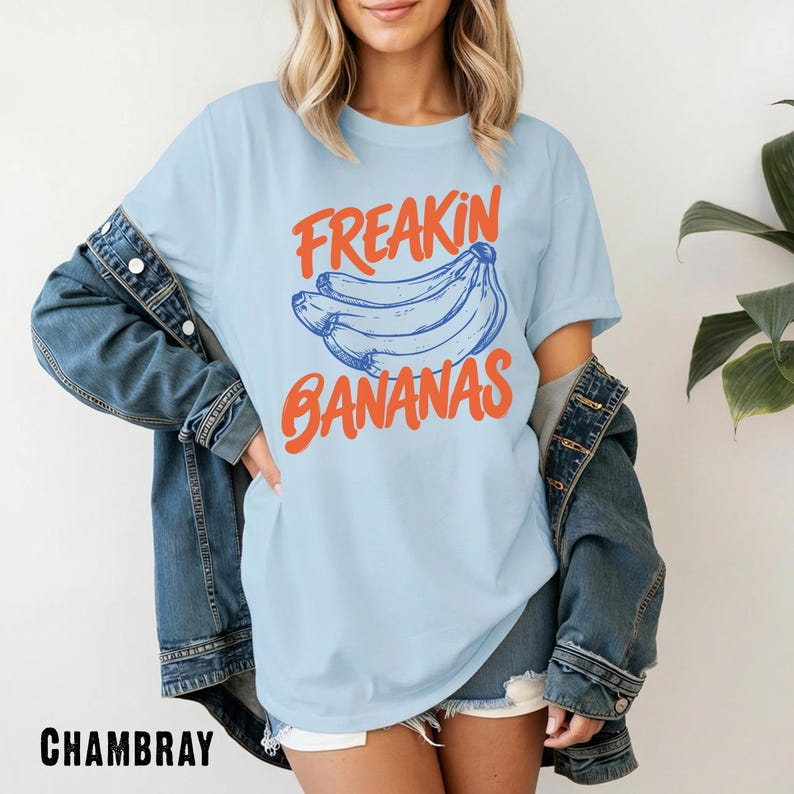 That's Bananas Humorous Shirt Trendy Graphic Gift Freakin Bananas Shirt Banana Shirt Funny Fruit Graphic Tee Retro Banana T Shirt Vintage