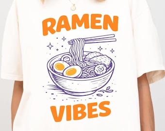 Ramen Lover Shirt Illustration Art Printable illustration Foodie Love Graphic for Shirt or Poster Boho Aesthetic SVG Digital Hi Res