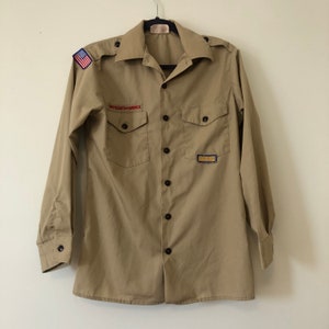 Vintage 70s/80s  Boy Scout shirt, men’s s