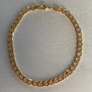 Cuban link Anklet 6mm