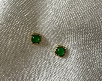 Emerald Studs