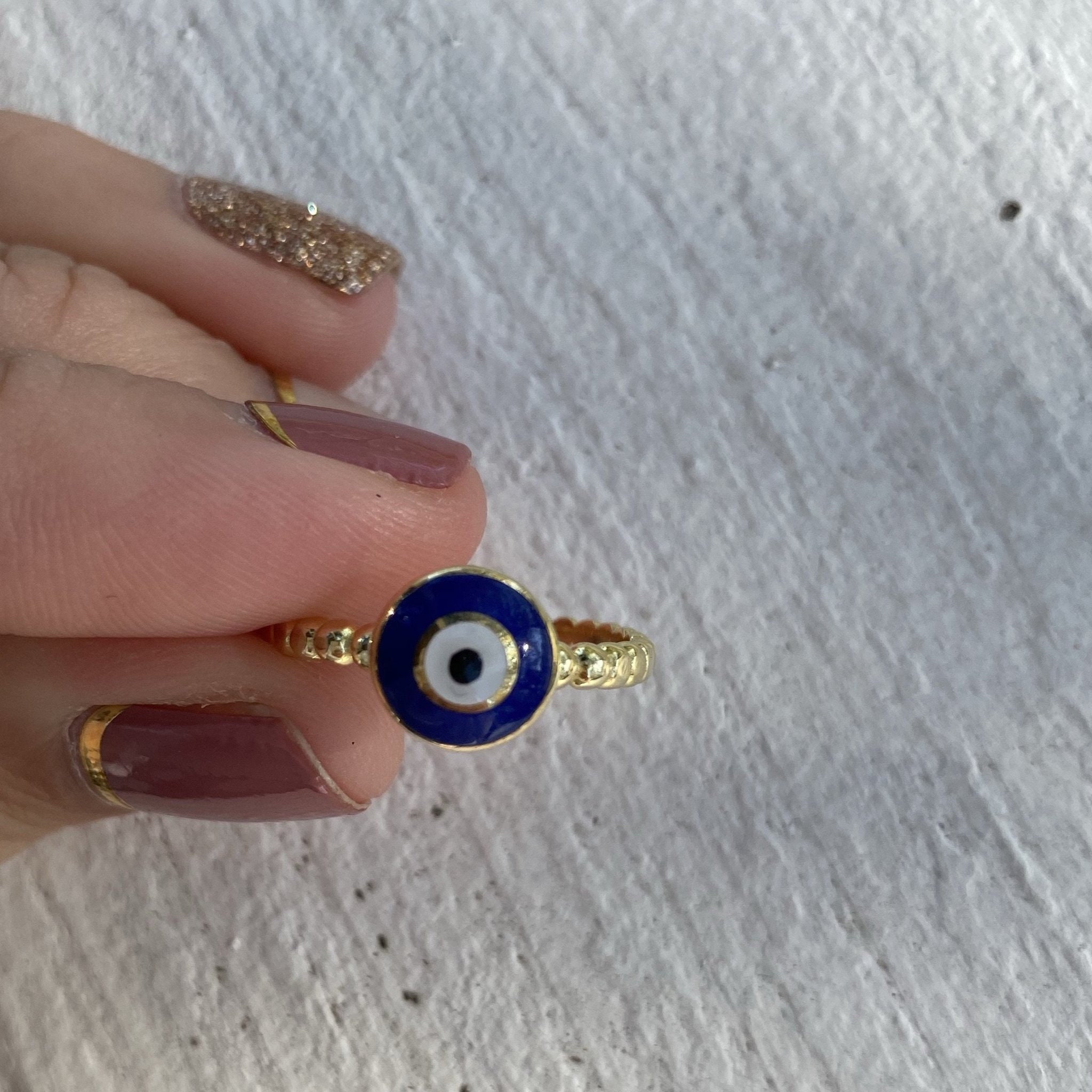 Evil Eye Ring - Etsy