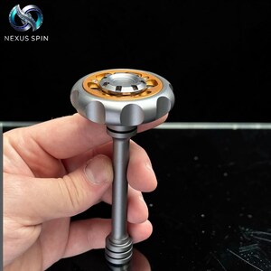 Metal Fidget Spinner Top 2in1 EDC Gyro Spin Desk Toy Detachable Bearing Pocket Gadget