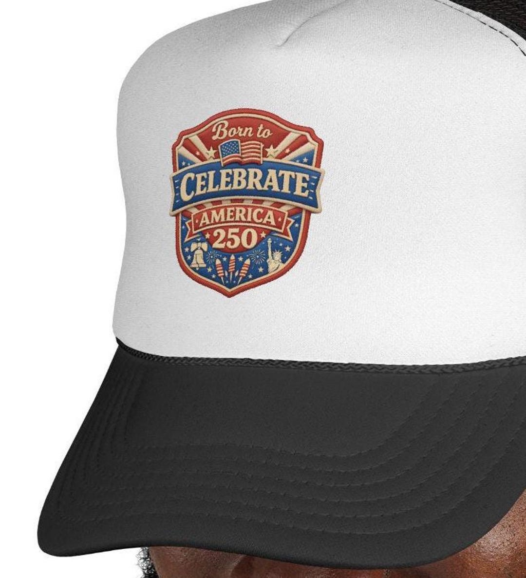 America 250th Anniversary Trucker Hat | Patriotic USA Cap | USA ...