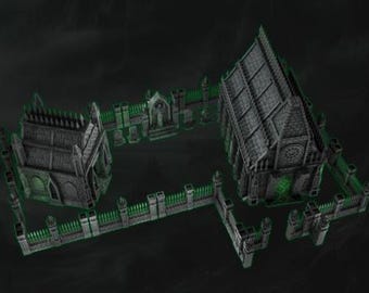 Nightspire Vale - Haunted Cemetery - Chapel - Mausoleum