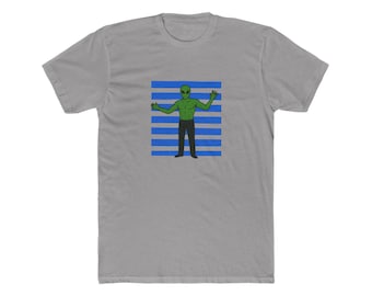 Aliens Wear Jeans Hilarisch T-shirt met scifi-tekenfilm