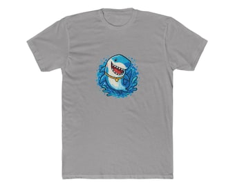 Jeff the Land Shark T-shirt grappige cartoon