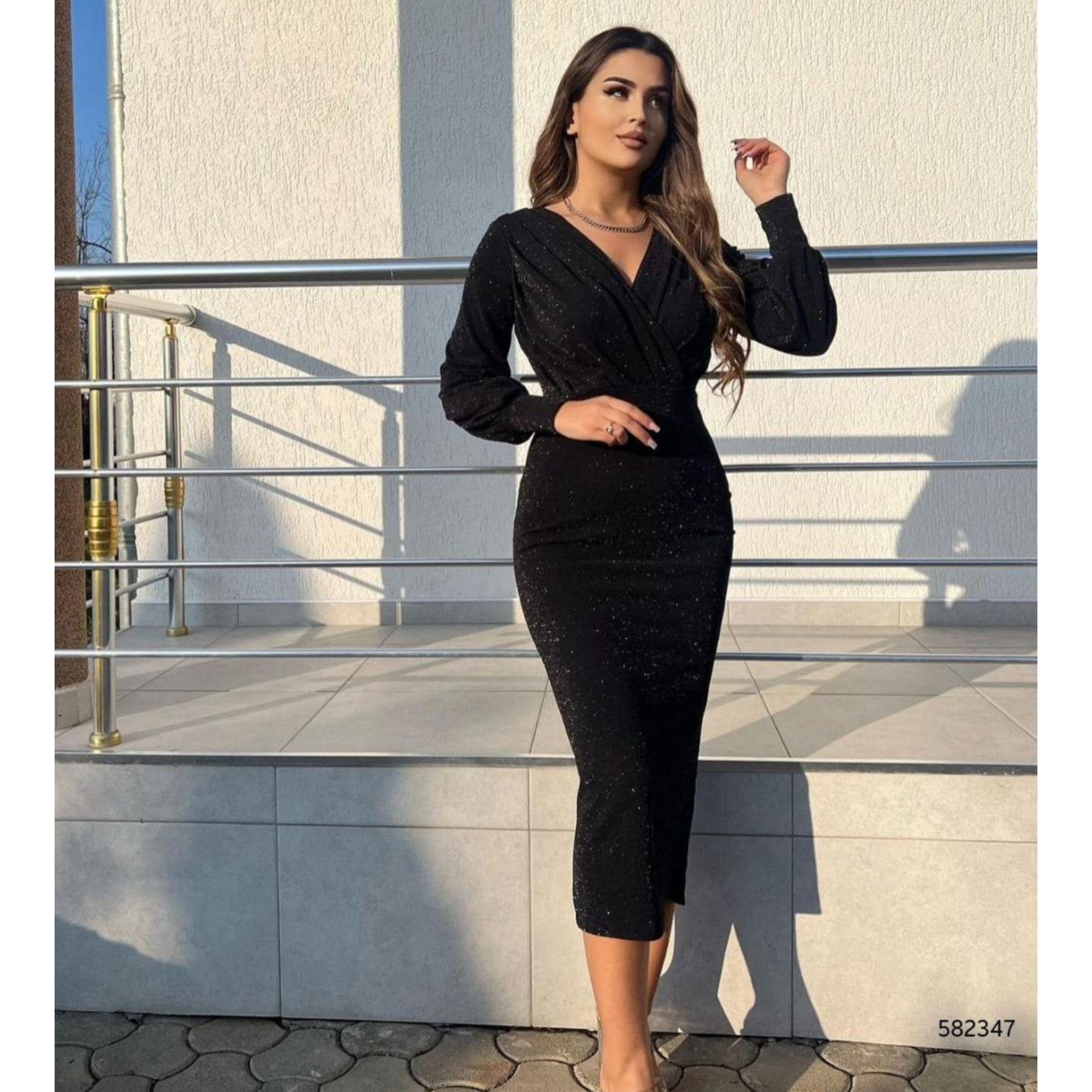 Vestido de fiesta largo con corsé, vestidos de noche, vestidos formales, vestido de fiesta de manga larga, vestido de fiesta brillante, vestido negro