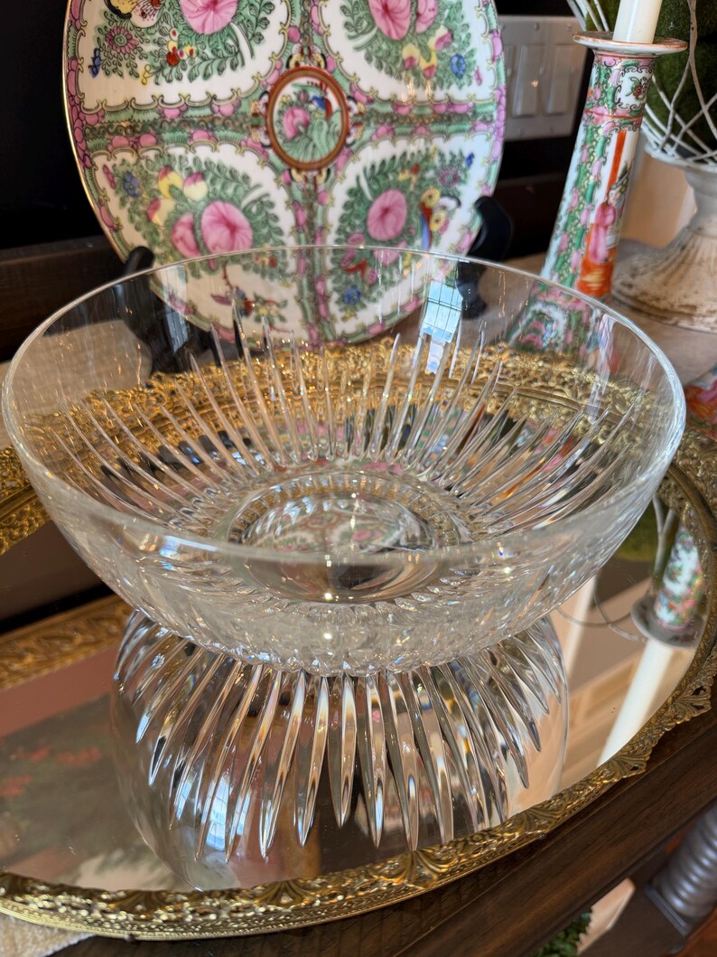 Baccarat Massena Crystal Bowl 10" | French Cut Crystal Centerpiece, Signed France image 18
