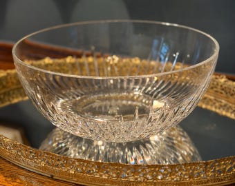 Baccarat Massena Crystal Bowl 10" | French Cut Crystal Centerpiece, Signed France