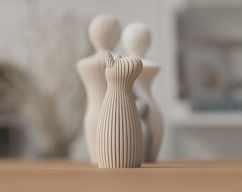 Minimalistisch hondenbeeldje - modern hondensculptuurdecor, geometrisch huisdierstandbeeld, esthetisch interieur, cadeau voor hondenliefhebbers