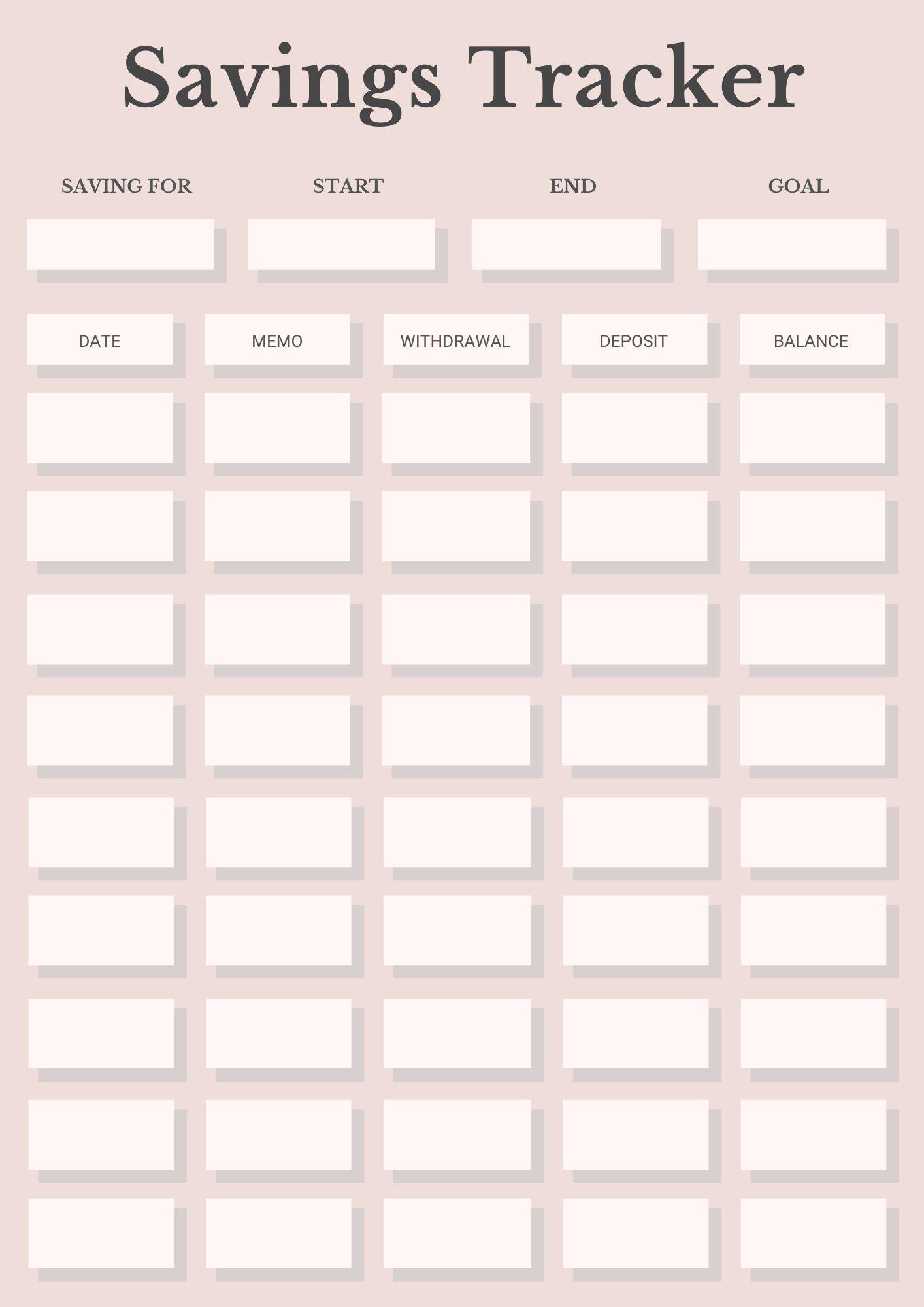 Digital Planner Bundle | Password, Budget, Savings, Social Media ...