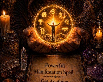 Feitiço Poderoso de Manifestação | Ritual de Intenção, Foco e Alinhamento de Objetivos | Energia para Sucesso, Clareza e Oportunidades