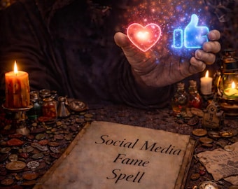Hechizo de fama en redes sociales / Ritual de visibilidad e influencia en línea / Energía de reconocimiento de seguidores y popularidad