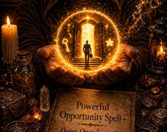 Feitiço Poderoso para Atrair Oportunidades | Ritual para Abrir Portas, Atrair Sorte e Impulsionar sua Carreira | Atrair Oportunidades, Impulsionar o Sucesso e a Geração de Impulso Positivo